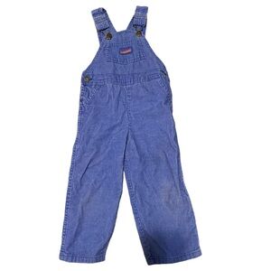 Handstands Vintage Overalls Blue Corduroy Kids 4T Boy Girl Made in USA
